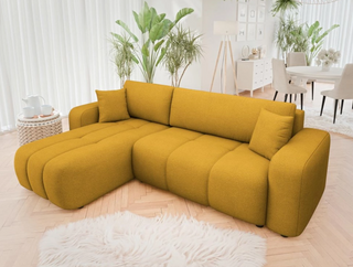 Sofa narożna Furyn z funkcją spania i schowkiem