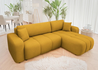 Sofa narożna Furyn z funkcją spania i schowkiem