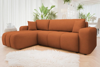 Sofa narożna Furyn z funkcją spania i schowkiem