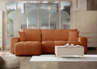 Sofa narożna Furyn z funkcją spania i schowkiem