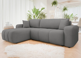 Sofa narożna Furyn z funkcją spania i schowkiem