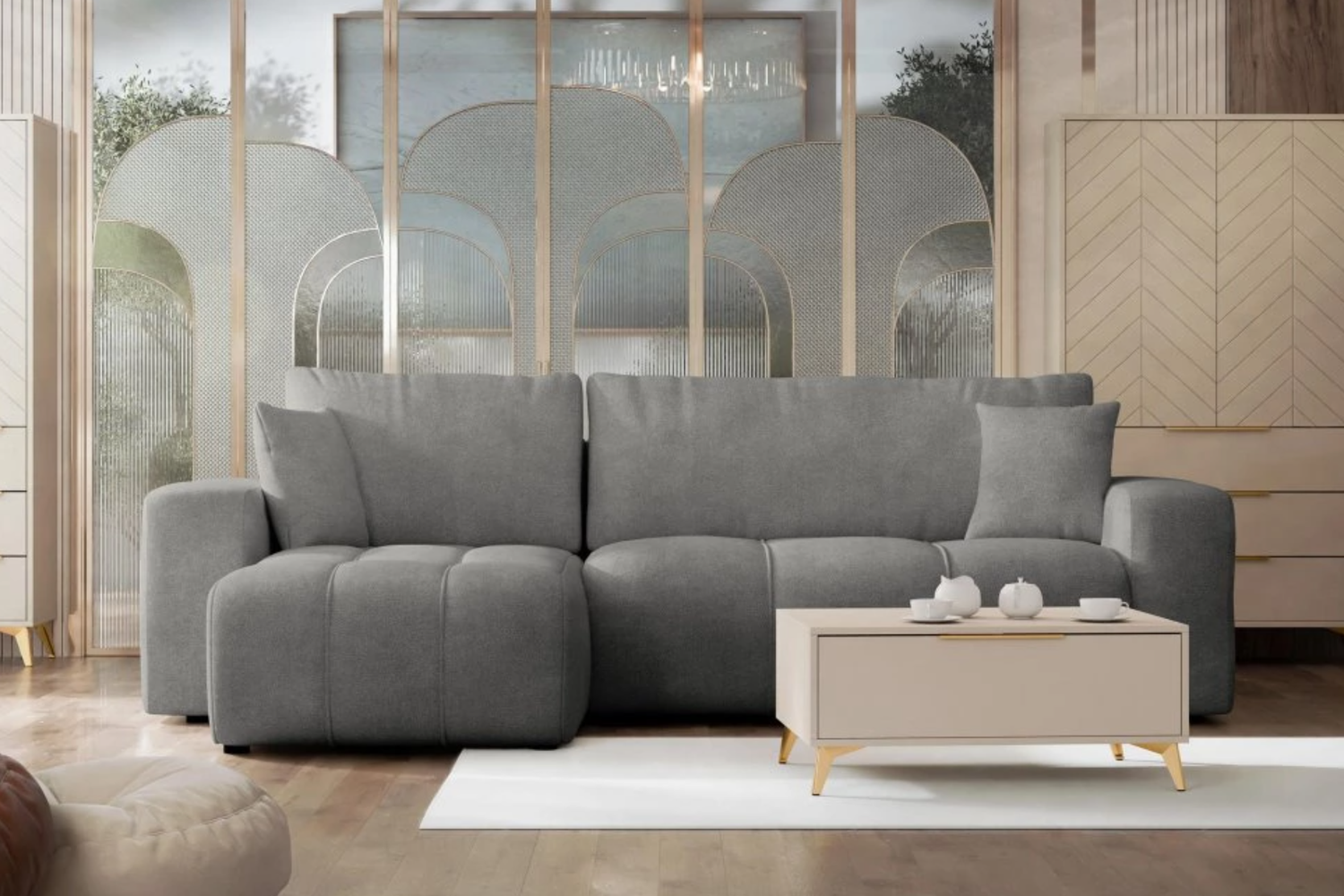 Chelsea Express Delivery Corner Sofa Bed With Storage Velo 635