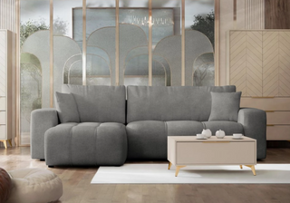 Sofa narożna Furyn z funkcją spania i schowkiem