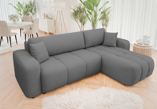 Sofa narożna Furyn z funkcją spania i schowkiem