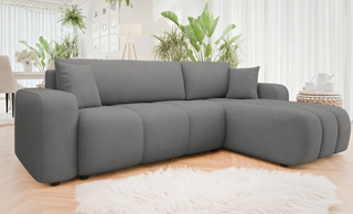 Sofa narożna Furyn z funkcją spania i schowkiem