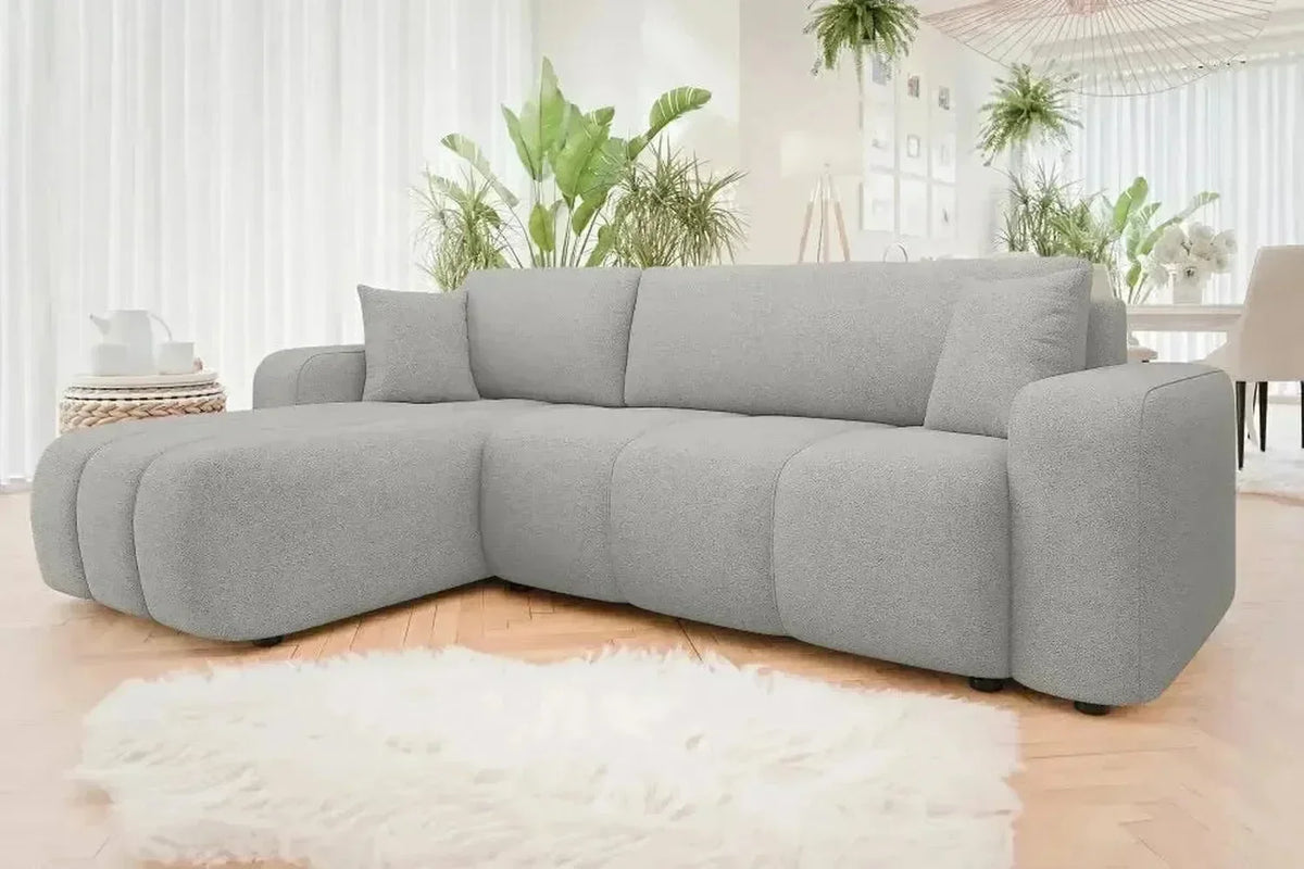 Furyn Express Delivery Corner Sofa Bed With Storage