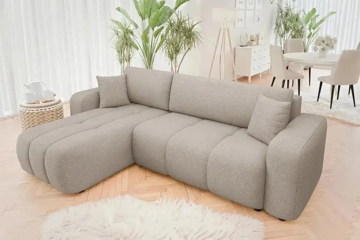 Furyn Express Delivery Corner Sofa Bed With Storage