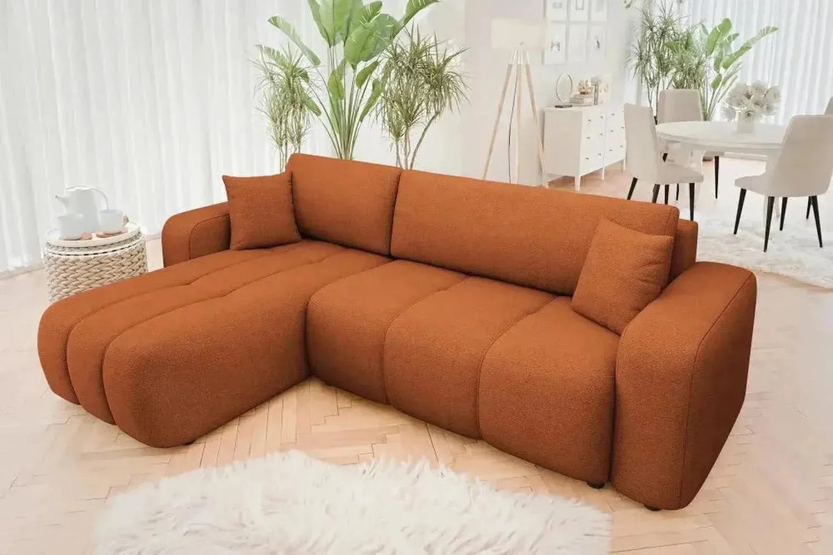 Furyn Express Delivery Corner Sofa Bed With Storage