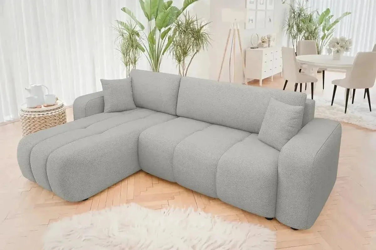 Furyn Express Delivery Corner Sofa Bed With Storage