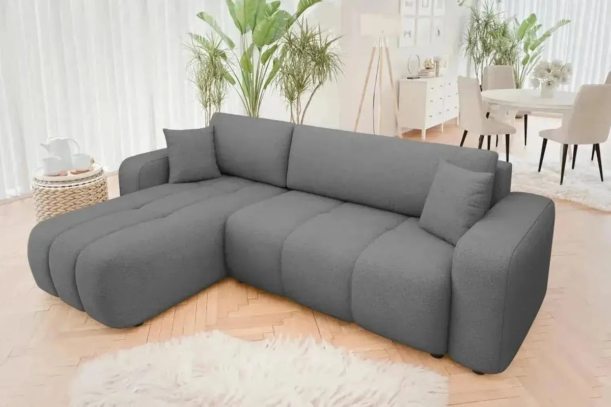 Furyn Express Delivery Corner Sofa Bed With Storage