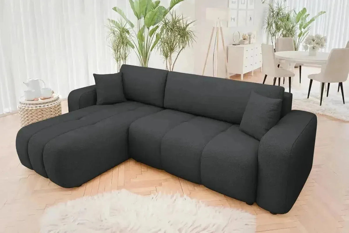 Furyn Express Delivery Corner Sofa Bed With Storage