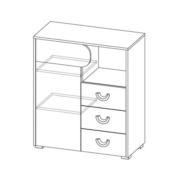 Futuro 6 Express Delivery Sideboard dimensions