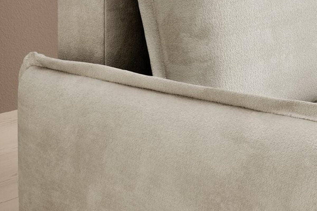 Glossy Corner Sofa Bed With Storage