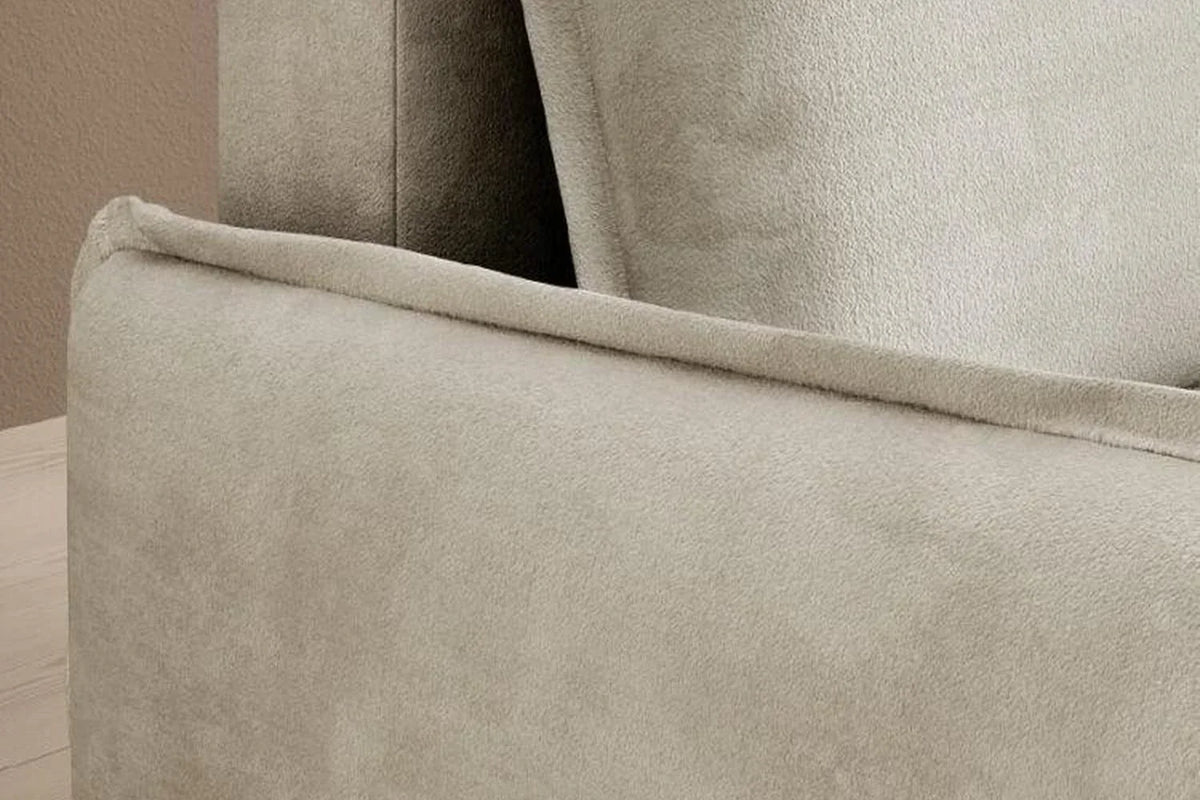 Glossy Corner Sofa Bed With Storage