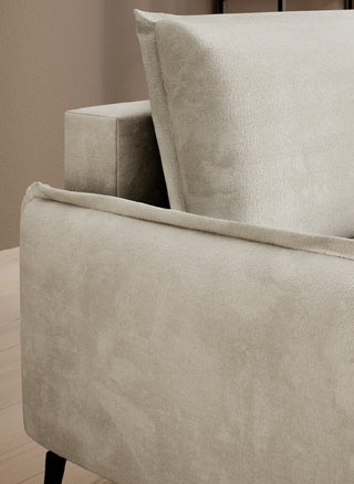 Glossy Corner Sofa Bed with Storage