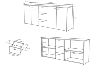 Hugo Sideboard - Msofas LTD