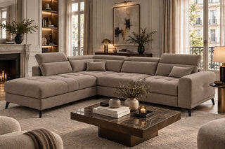 Halifax Express Delivery Corner Sofa Kensington Nutmeg