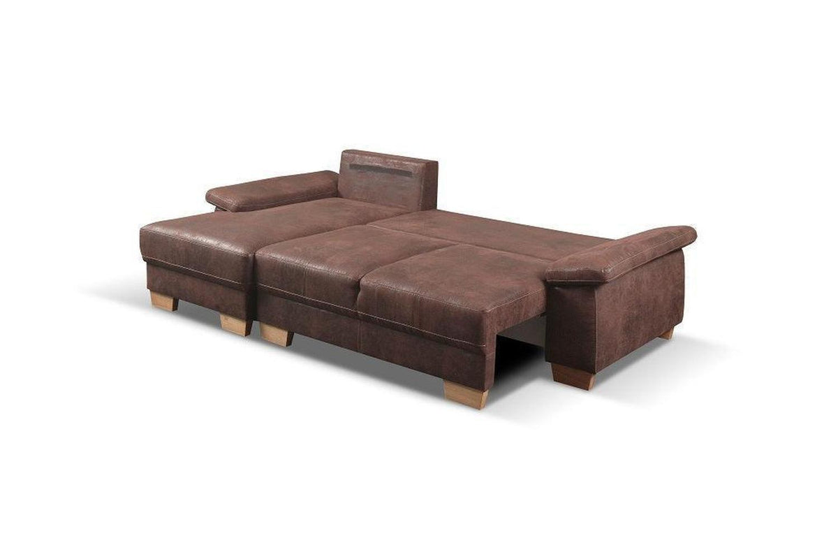 Chivas 1 Corner Sofa Bed With Storage