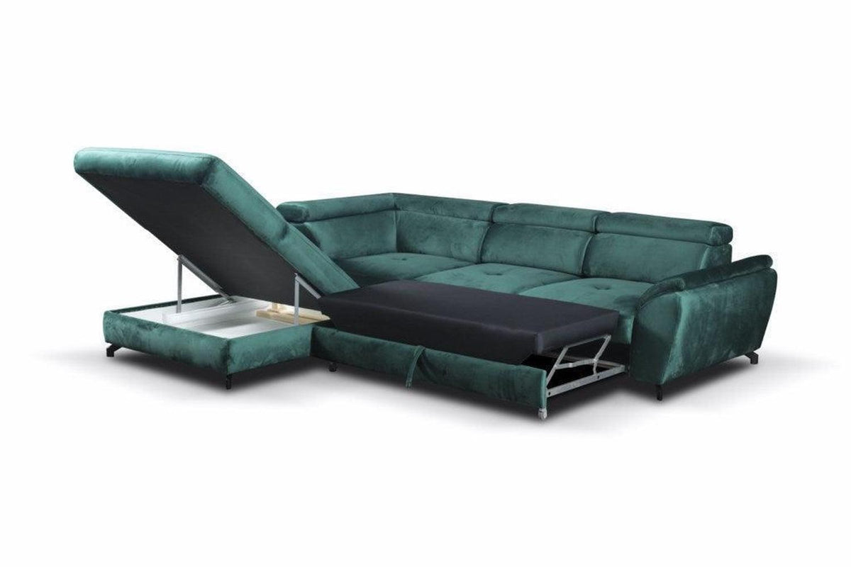 Ex-Display Marolla Corner Sofa Bed Monolith 85