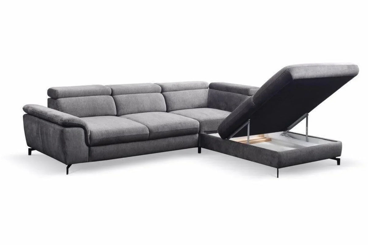 Alegra Corner Sofa Bed With Storage