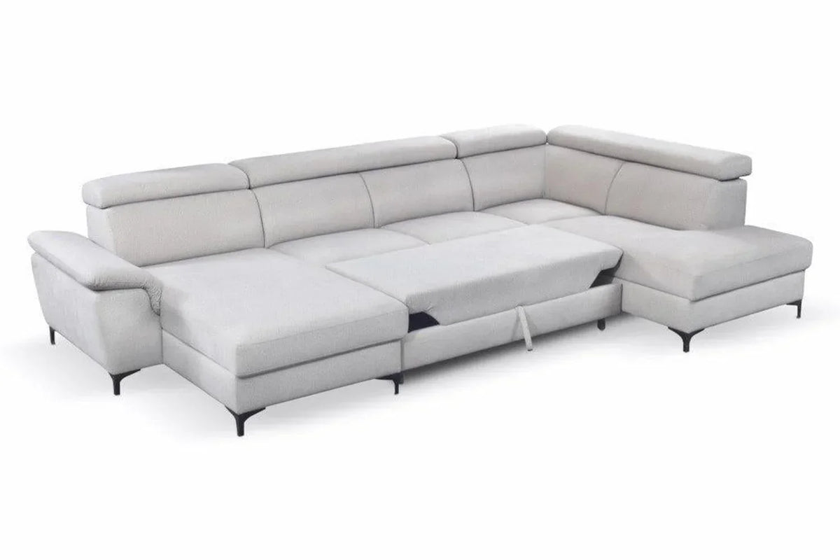 Braga Express Delivery U Shape Corner Sofa Bed With Storage