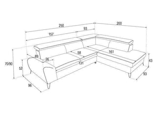 Idylla Corner Sofa Bed - Msofas LTD