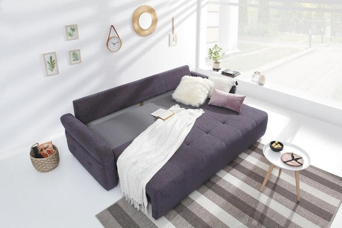 Island 3 Seater Sofa Bed With Storage