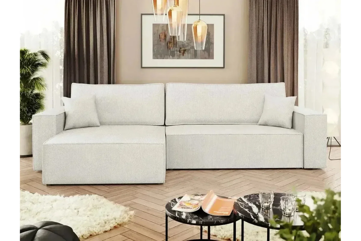 Karl L Maxi Corner Sofa Bed With Storage