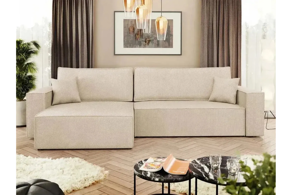 Karl L Maxi Corner Sofa Bed With Storage