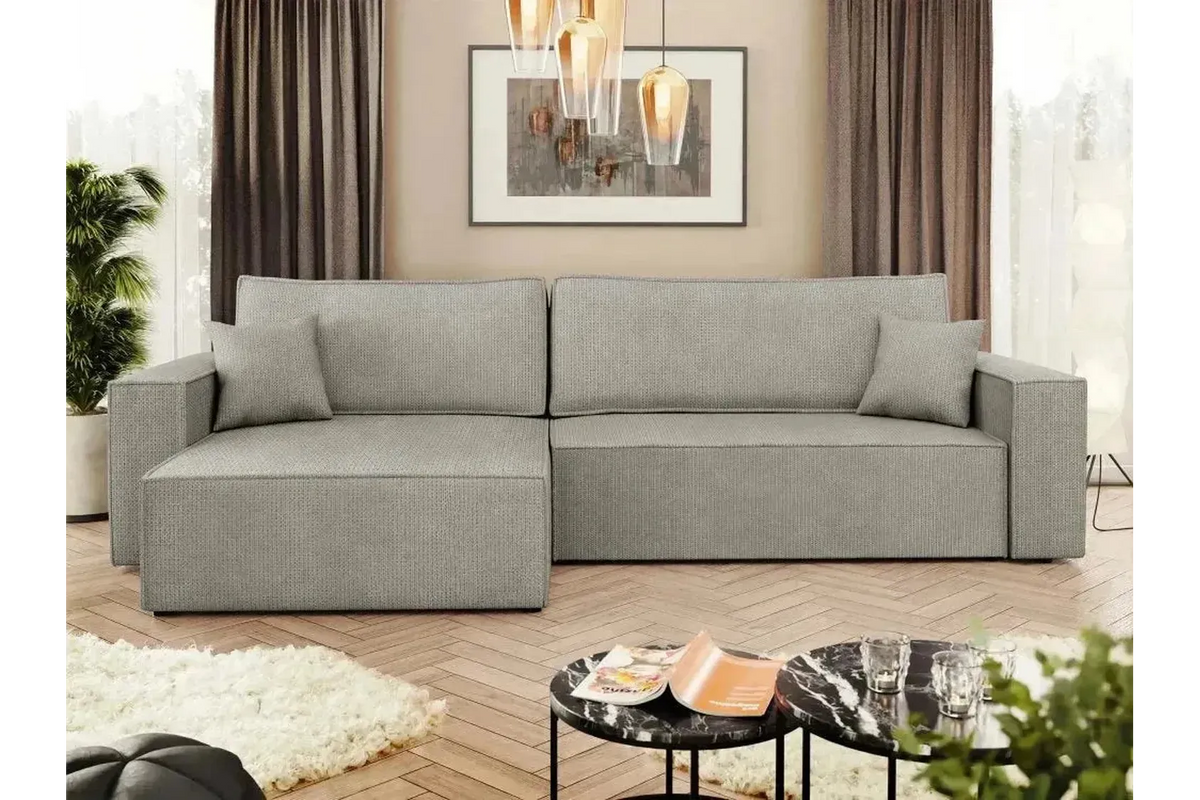 Karl L Maxi Corner Sofa Bed With Storage