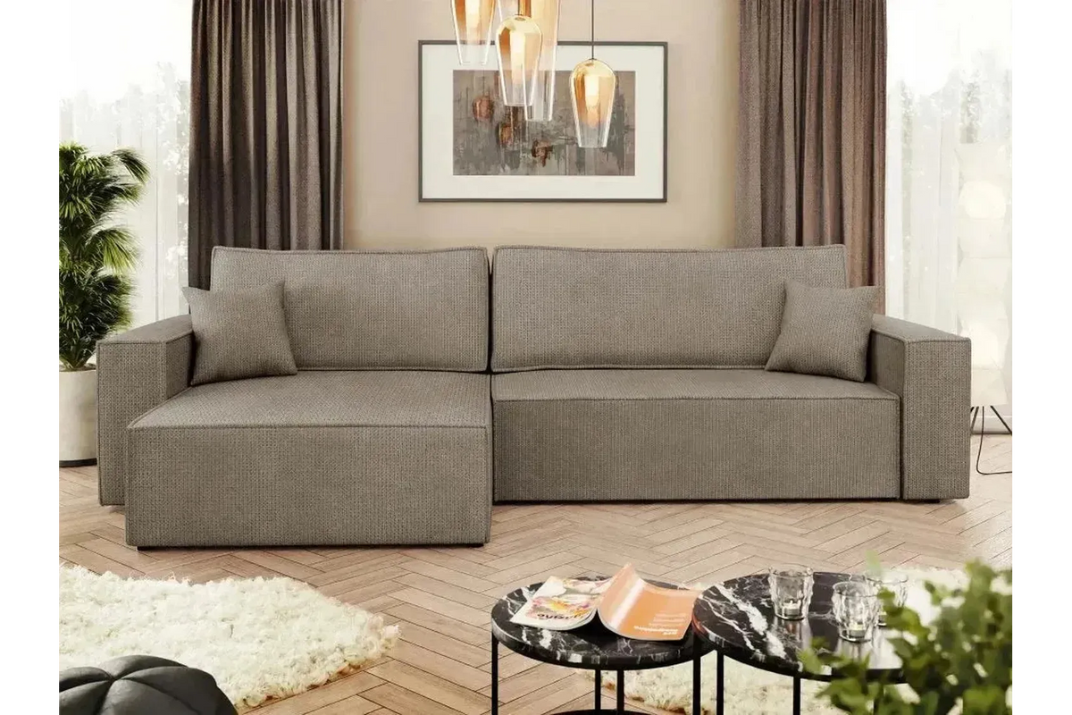 Karl L Maxi Corner Sofa Bed With Storage