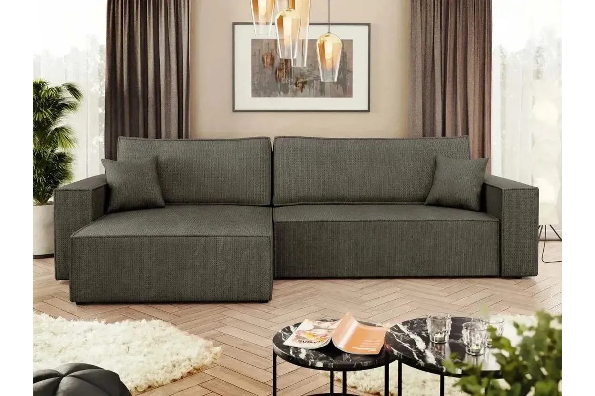 Karl L Maxi Corner Sofa Bed With Storage