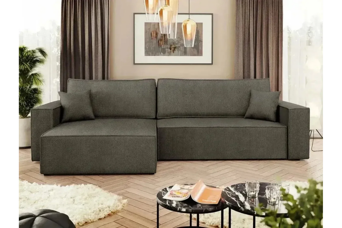 Karl L Maxi Corner Sofa Bed With Storage