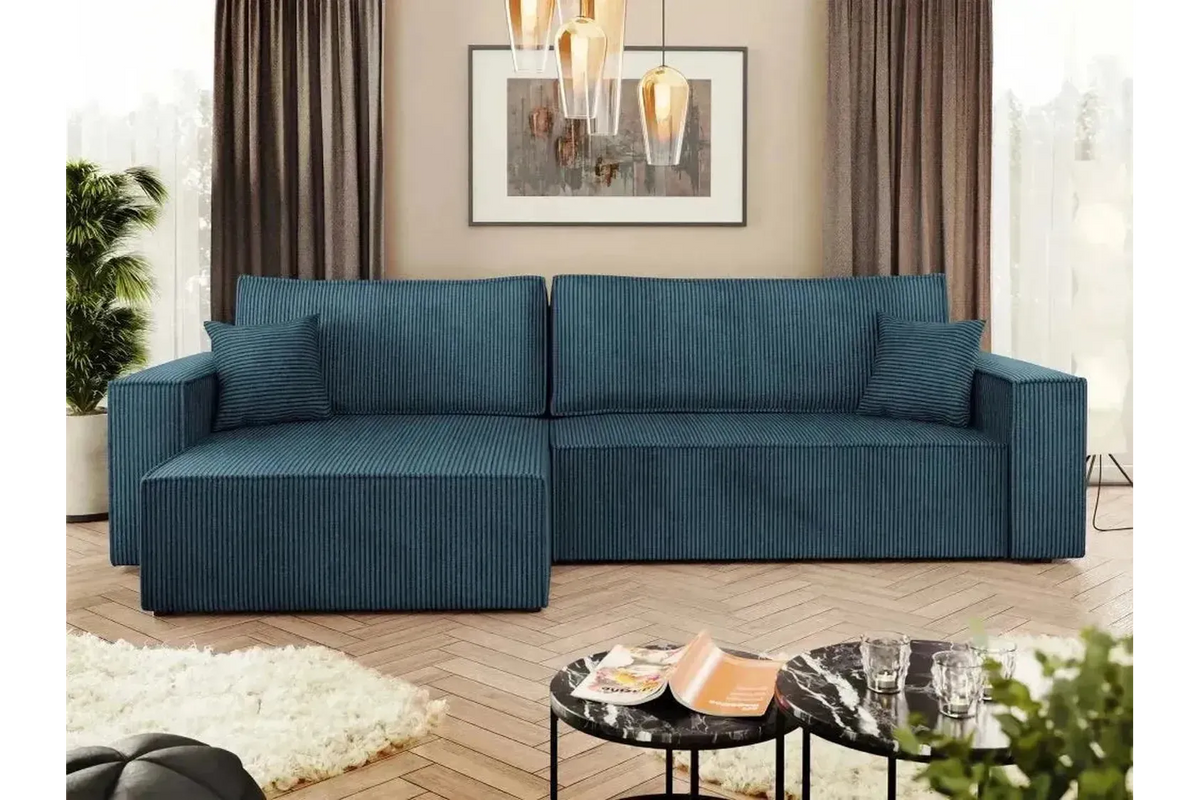 Karl L Maxi Corner Sofa Bed With Storage