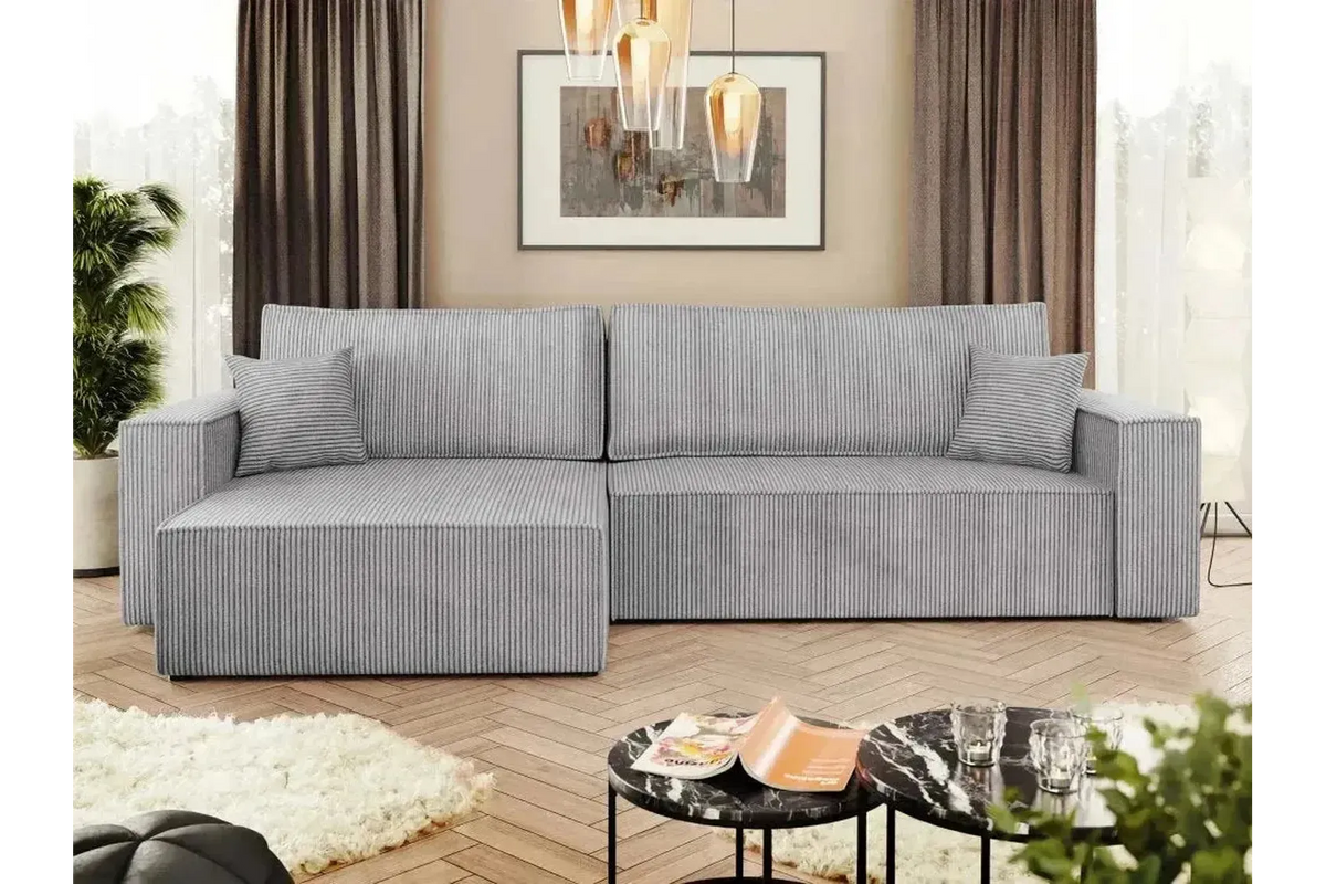 Karl L Maxi Corner Sofa Bed With Storage