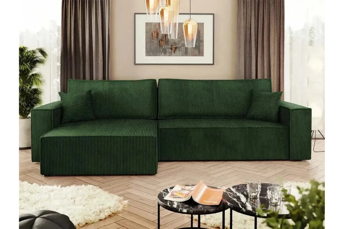 Karl L Maxi Corner Sofa Bed With Storage