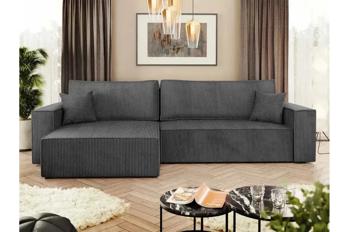 Karl L Maxi Corner Sofa Bed With Storage