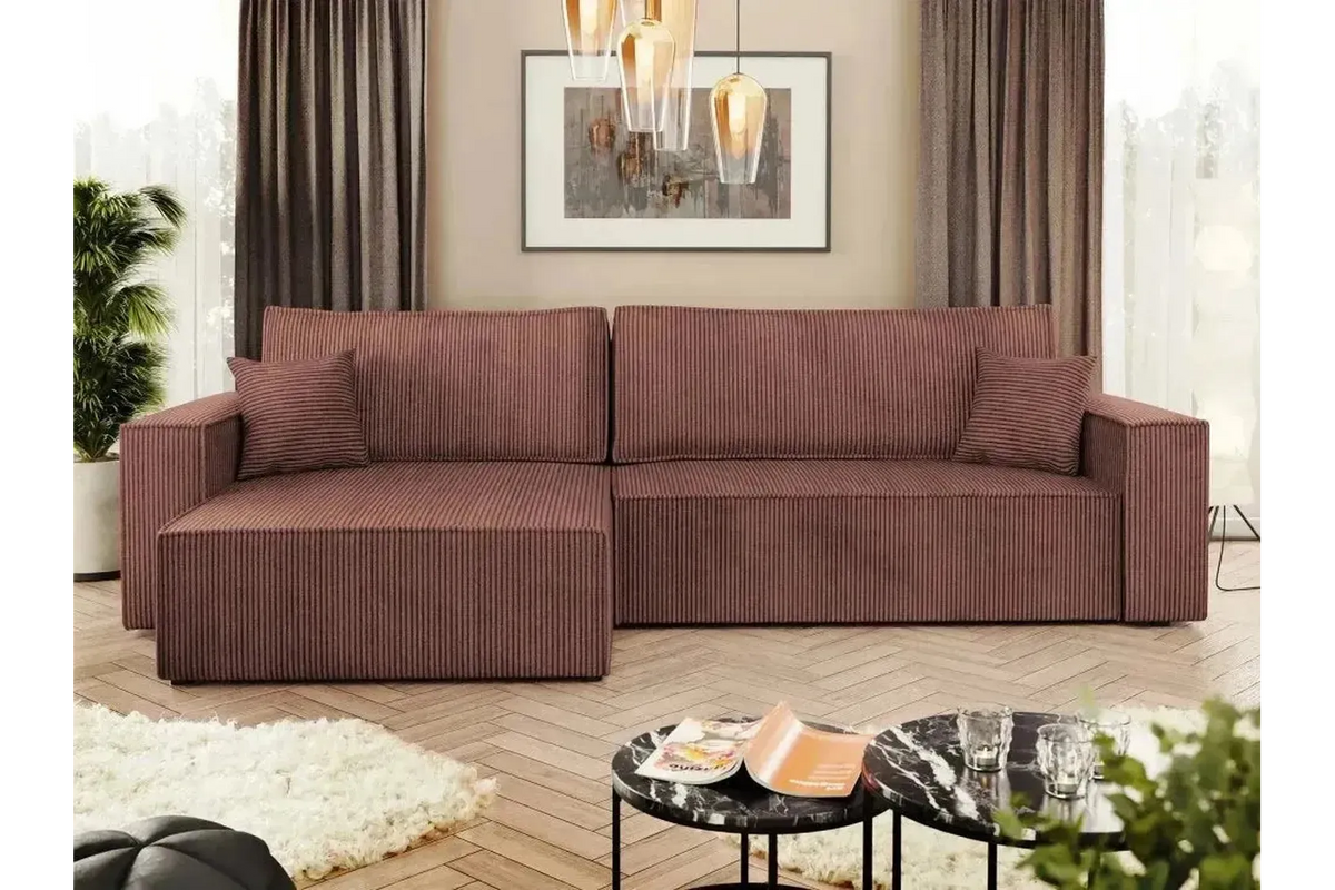 Karl L Maxi Corner Sofa Bed With Storage