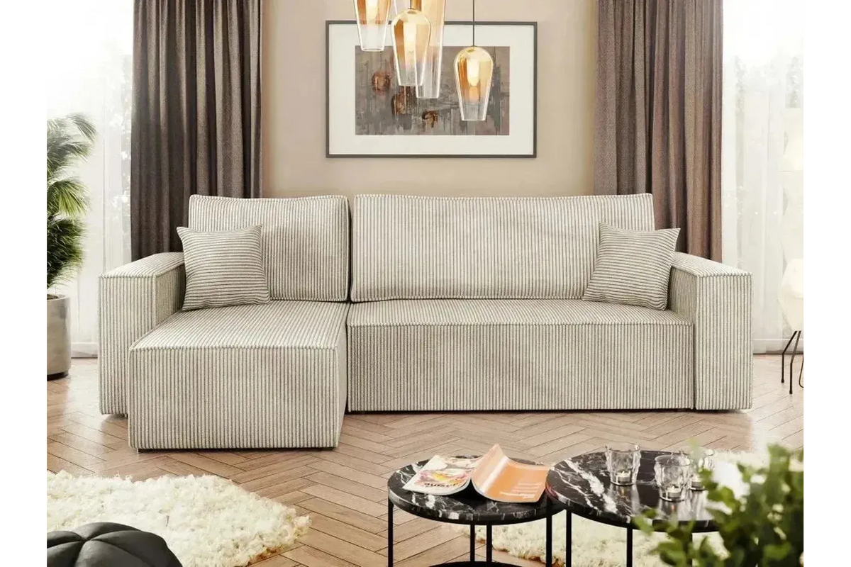 Karl Corner Sofa Bed With Storage