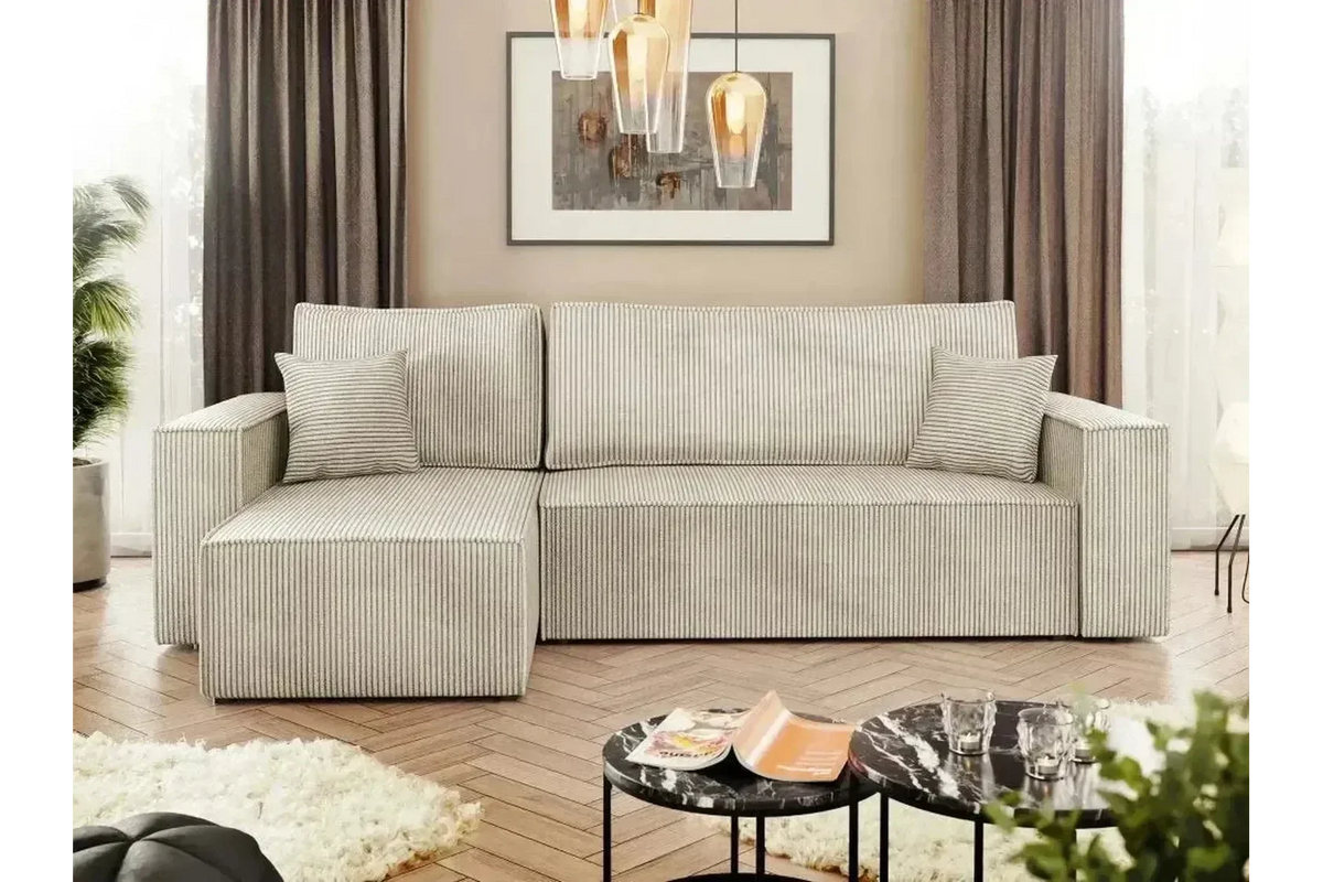 Karl Corner Sofa Bed With Storage