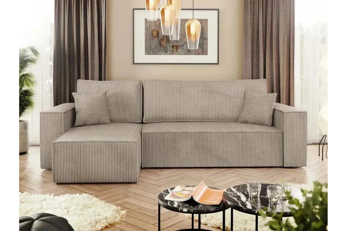 Karl Corner Sofa Bed With Storage