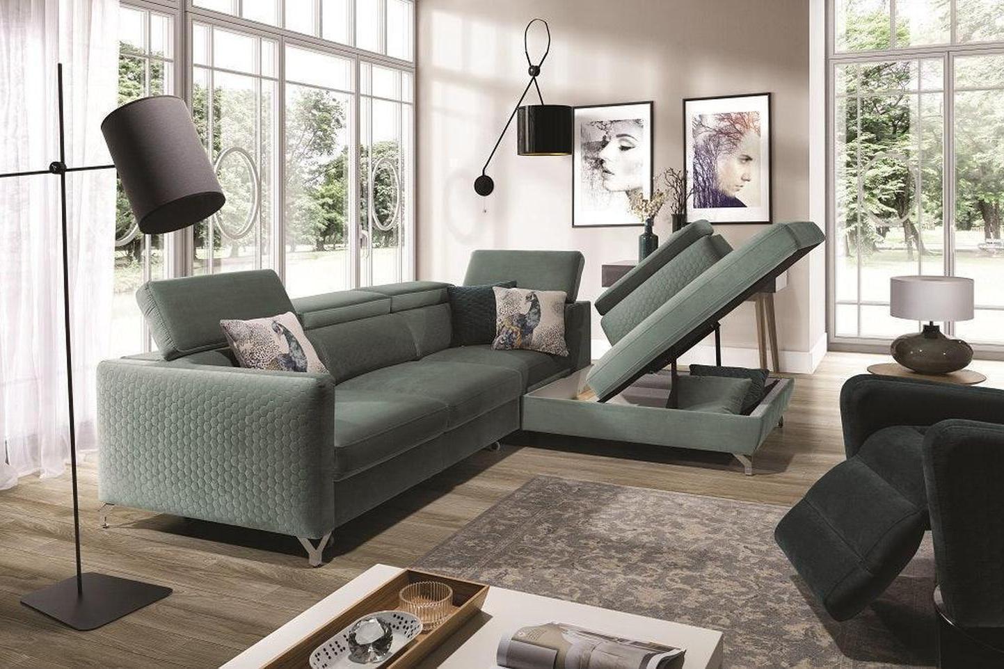 Marozzo Corner Sofa Bed With Storage