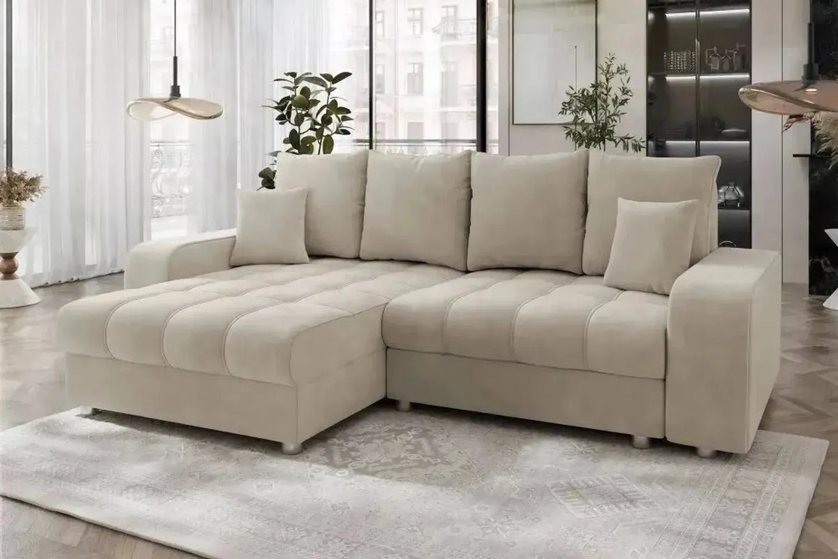 Manchester Corner Sofa Bed With Storage