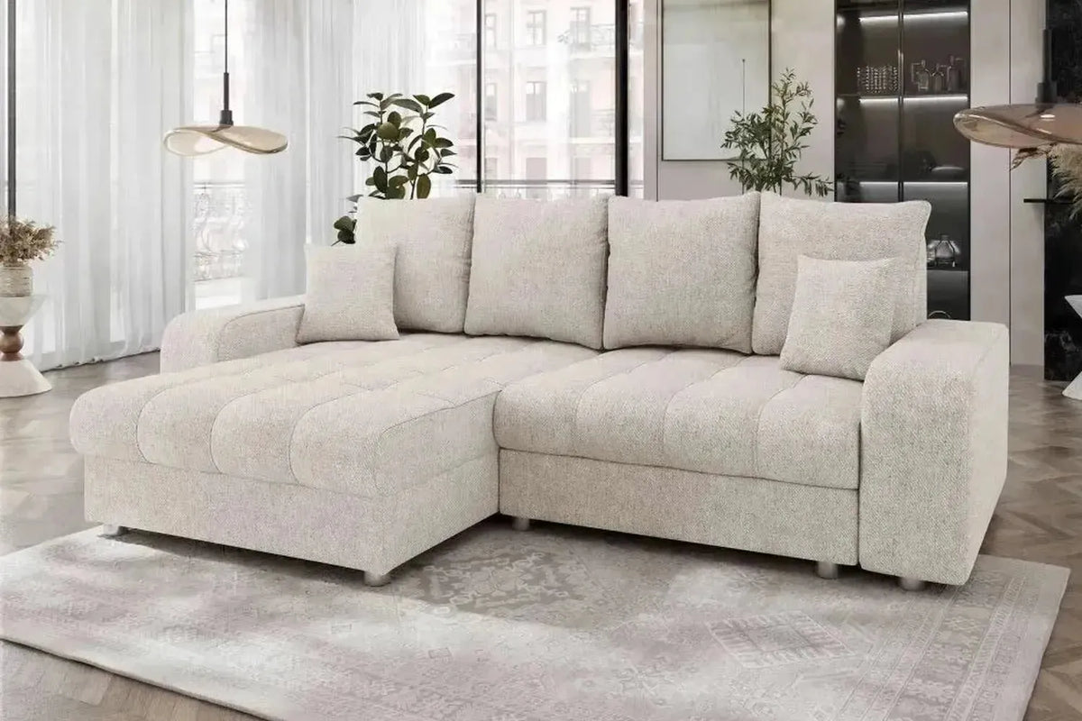 Manchester Corner Sofa Bed With Storage