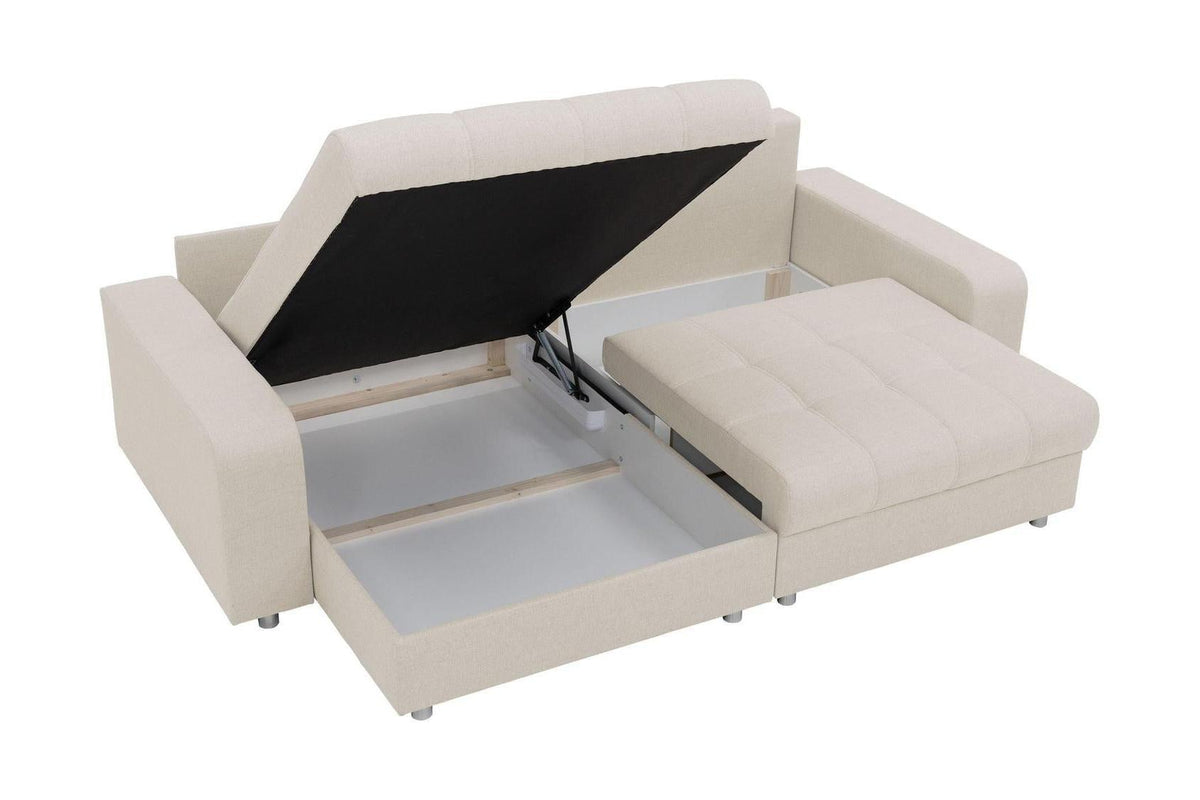 Manchester Corner Sofa Bed With Storage