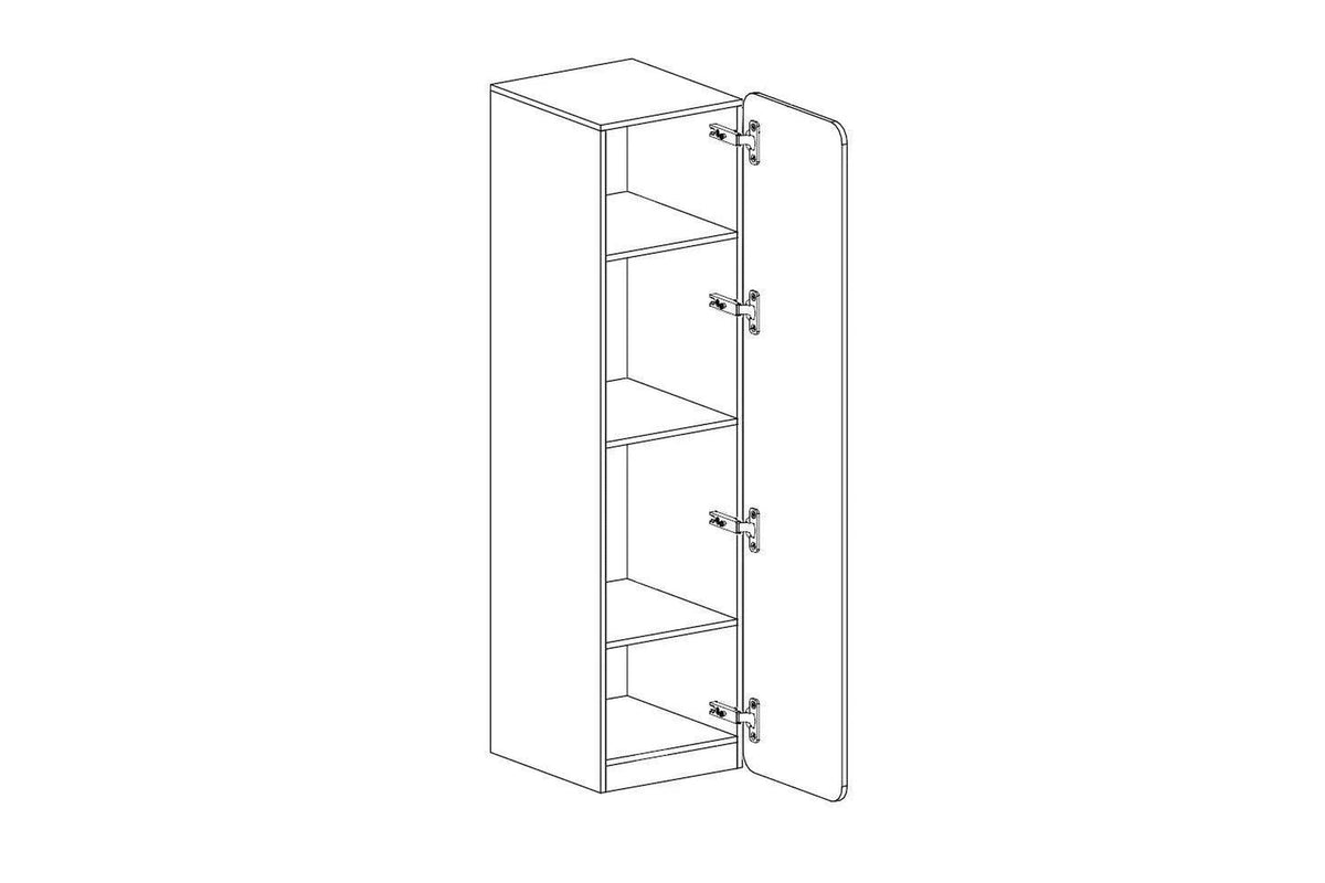Lorento 2 Express Delivery Single Wardrobe in Purple