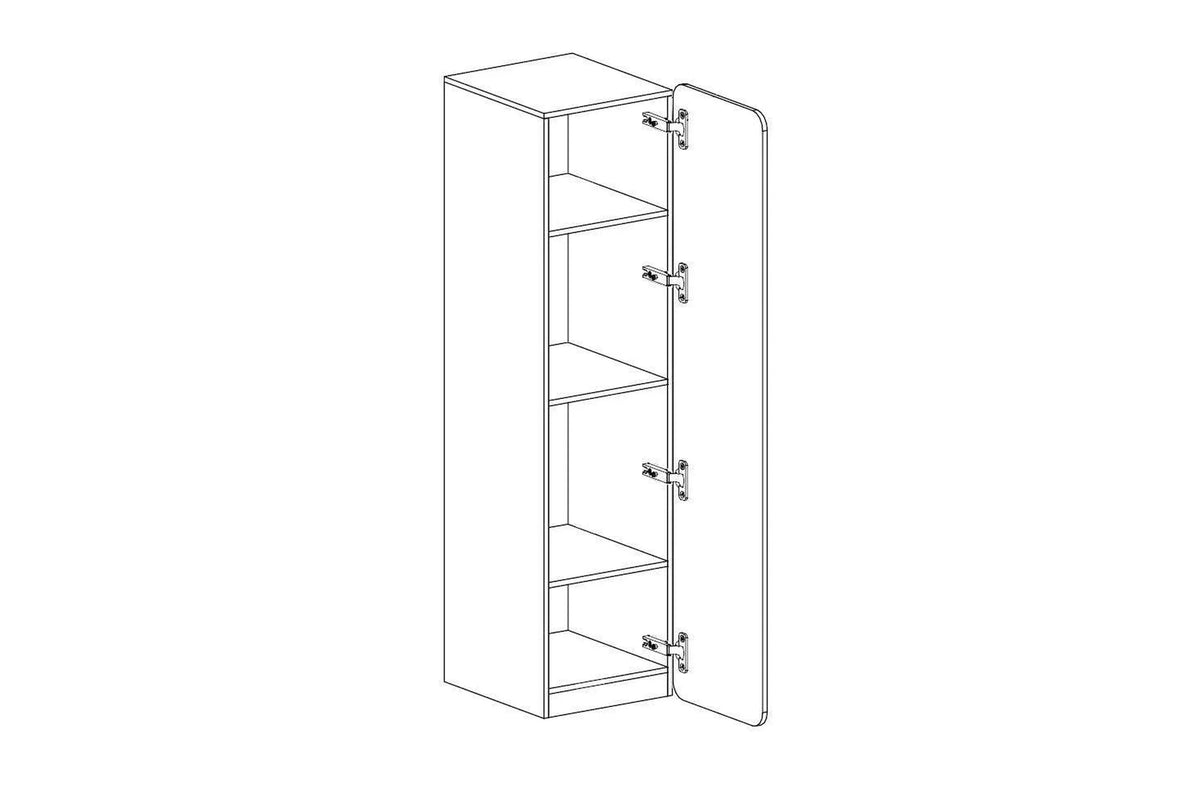 Lorento 2 Express Delivery Single Wardrobe in Purple