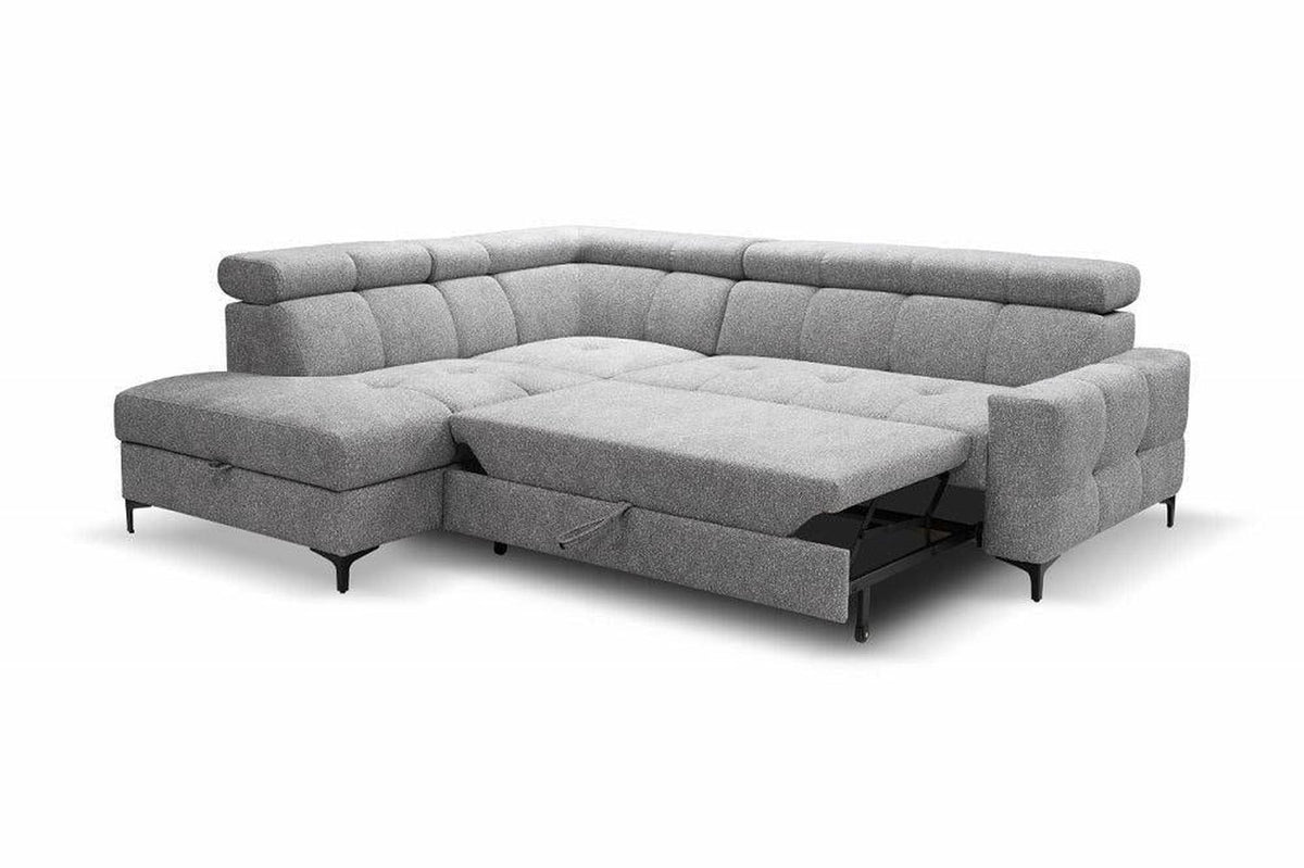 Leno Corner Sofa Bed With Storage