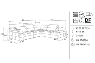 Ex-Display Luton Corner Sofa Bed With Storage Monolith 04