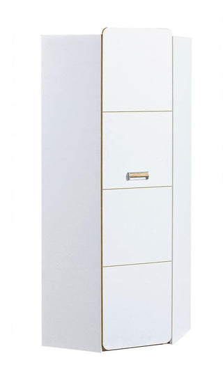 Lorento White Corner Wardrobe 14 - Msofas LTD